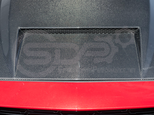 2024-Up Ford Mustang S650 | Terminator Style CARBON FIBER Front Vented Hood